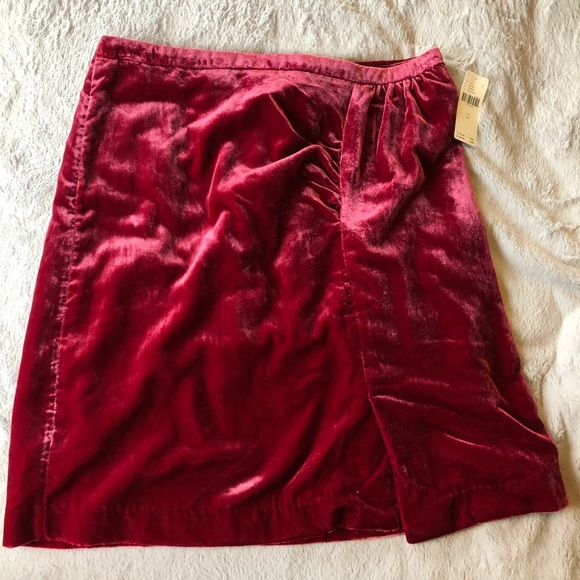 Anthropologie Connie Velvet Minnie Skirt - Picture 3 of 9